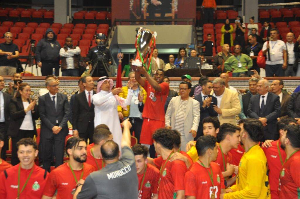 المغرب يتربع على عرش البطولة العربية لكرة اليد للشباب